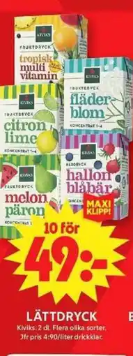 ICA Maxi Lättdryck erbjuda