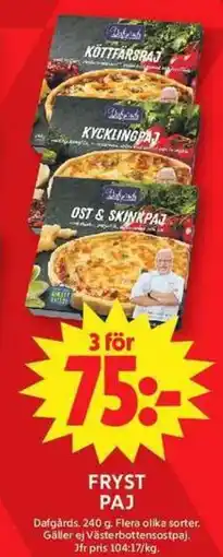 ICA Maxi Fryst paj erbjuda