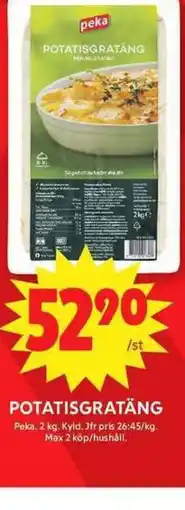 ICA Maxi Potatisgratäng erbjuda