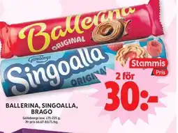 ICA Maxi Ballerina, singoalla, brago erbjuda