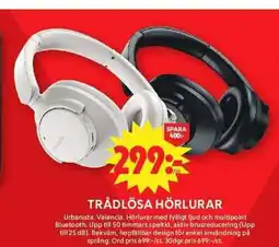 ICA Maxi Trådlösa hörlurar erbjuda