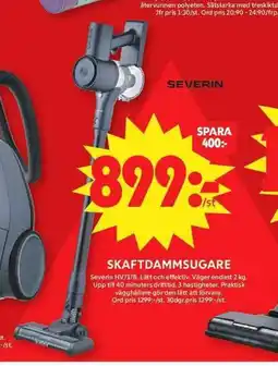 ICA Maxi Skaftdammsugare erbjuda