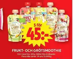 ICA Maxi Frukt- och grötsmoothie erbjuda