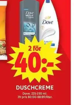 ICA Maxi Duschcreme erbjuda