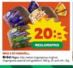 Coop Bröd erbjuda