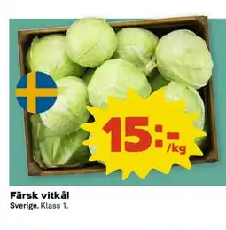 Coop Färsk vitkål erbjuda