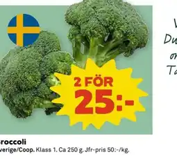 Coop Broccoli erbjuda