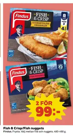 Coop Fish & Crisp/Fish nuggets erbjuda