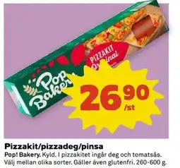 Coop Pizzakit/pizzadeg/pinsa erbjuda
