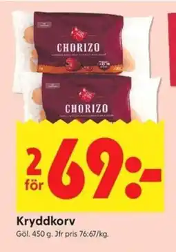 ICA Kvantum Kryddkorv erbjuda