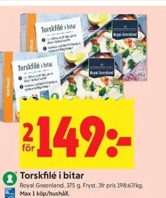 ICA Kvantum Torskfilé i bitar erbjuda