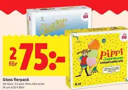 ICA Kvantum Glass flerpack erbjuda