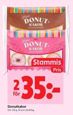 ICA Kvantum Donutkakor erbjuda
