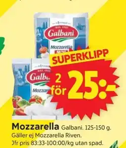 ICA Supermarket Mozzarella erbjuda