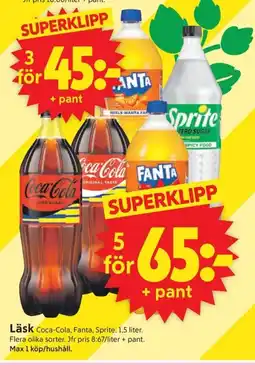 ICA Supermarket Läsk erbjuda
