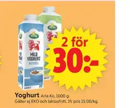 ICA Supermarket Yoghurt Arla Ko. erbjuda