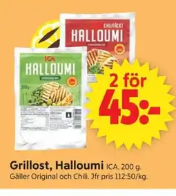 ICA Supermarket Grillost, Halloumi erbjuda