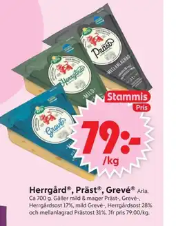 ICA Supermarket Herrgård, Präst, Grevé erbjuda