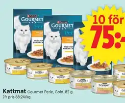 ICA Supermarket Kattmat Gourmet Perle, Gold. erbjuda