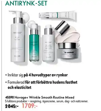 Oriflame Novage+ Wrinkle Smooth Routine Mixed erbjuda