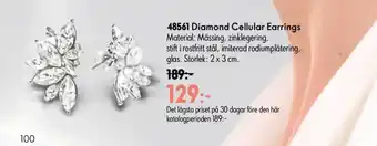 Oriflame Diamond Cellular Earrings erbjuda