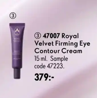 Oriflame Royal Velvet Firming Eye Contour Cream erbjuda