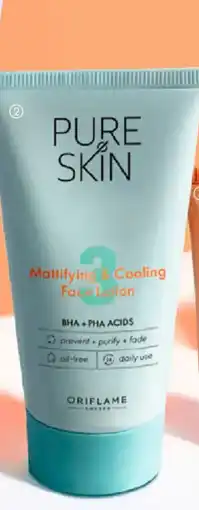 Oriflame Pure Skin Mattifying & Cooling Face Lotion erbjuda