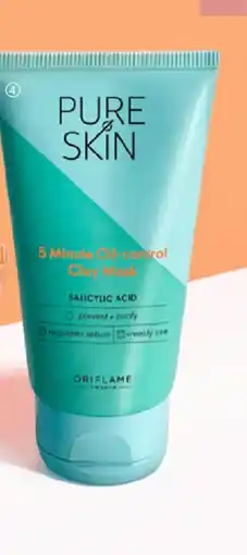 Oriflame Pure Skin 5 Minute Oil-control Clay Mask erbjuda
