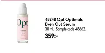 Oriflame Opt Optimals Even Out Serum erbjuda