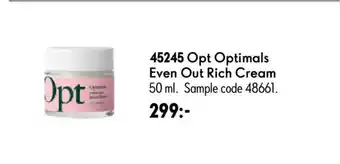 Oriflame Opt Optimals Even Out Rich Cream erbjuda