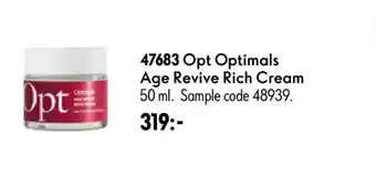 Oriflame Opt Optimals Age Revive Rich Cream erbjuda