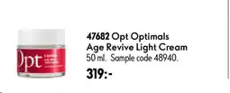 Oriflame Opt Optimals Age Revive Light Cream erbjuda