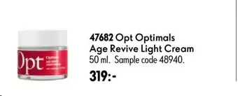 Oriflame Opt Optimals Age Revive Light Cream erbjuda