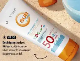 Oriflame Sun Zone Face & Body Lotion Kids SPF 50 High erbjuda