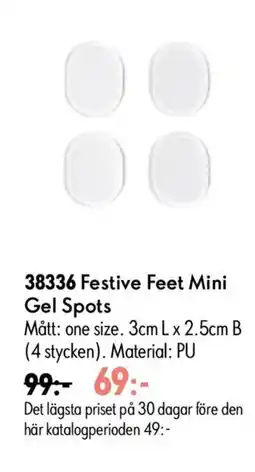 Oriflame Festive Feet Mini Gel Spots erbjuda