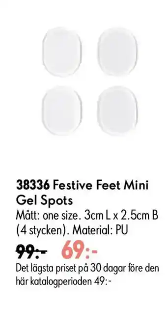 Oriflame Festive Feet Mini Gel Spots erbjuda