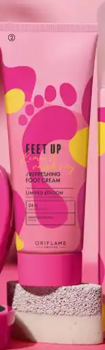 Oriflame Feet Up Lemon & Raspberry/Refreshing Foot Cream erbjuda
