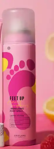 Oriflame Feet Up Lemon & Raspberry/Refreshing Foot Spray erbjuda