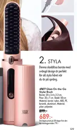 Oriflame Glam On-the-Go Styler Brush erbjuda
