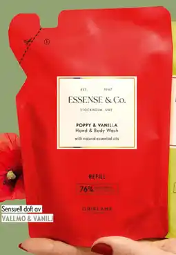 Oriflame Essense & Co. Poppy & Vanilla Hand & Body Wash Refill erbjuda