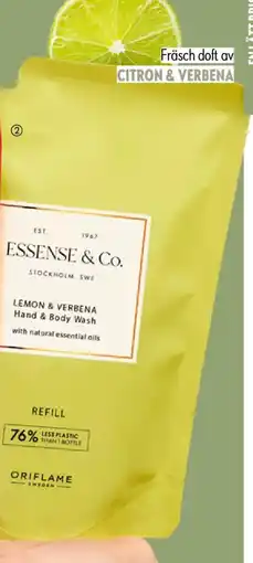 Oriflame Essense & Co. Lemon & Verbena Hand & Body Wash Refill erbjuda