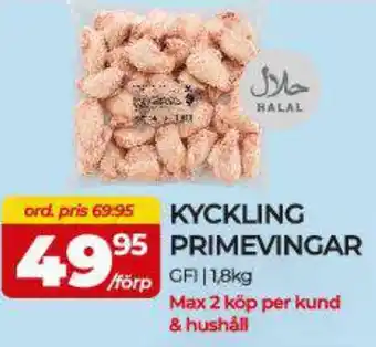 Matrix Butikerna Kyckling primevingar erbjuda