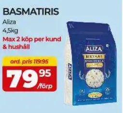Matrix Butikerna Aliza Basmatiris erbjuda