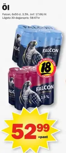 Pekås Falcon ÖI erbjuda