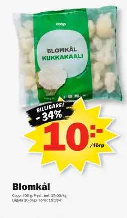 Pekås Coop Blomkål erbjuda