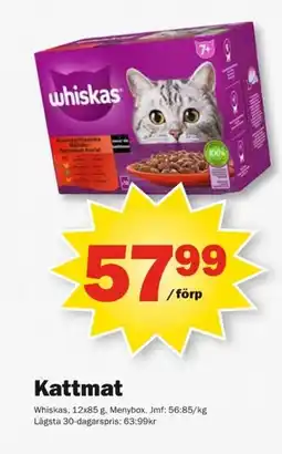 Pekås Whiskas Kattmat erbjuda