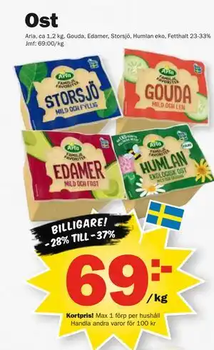 Pekås Ost, Medlemspris erbjuda