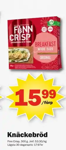 Pekås Knäckebröd erbjuda