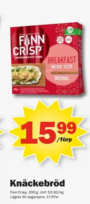 Pekås Knäckebröd erbjuda