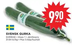 Willys SVENSK GURKA erbjuda